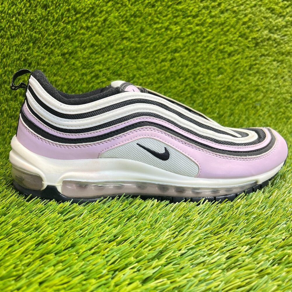 Nike Air Max 97 Iced Lilac Girls Size 7Y Pink Black White Running Shoes Sneakers